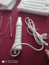 KONMISON-varita de electroterapia de alta frecuencia tubo de cristal, eliminador de acné y puntos, masajeador de belleza para Spa y cuerpo