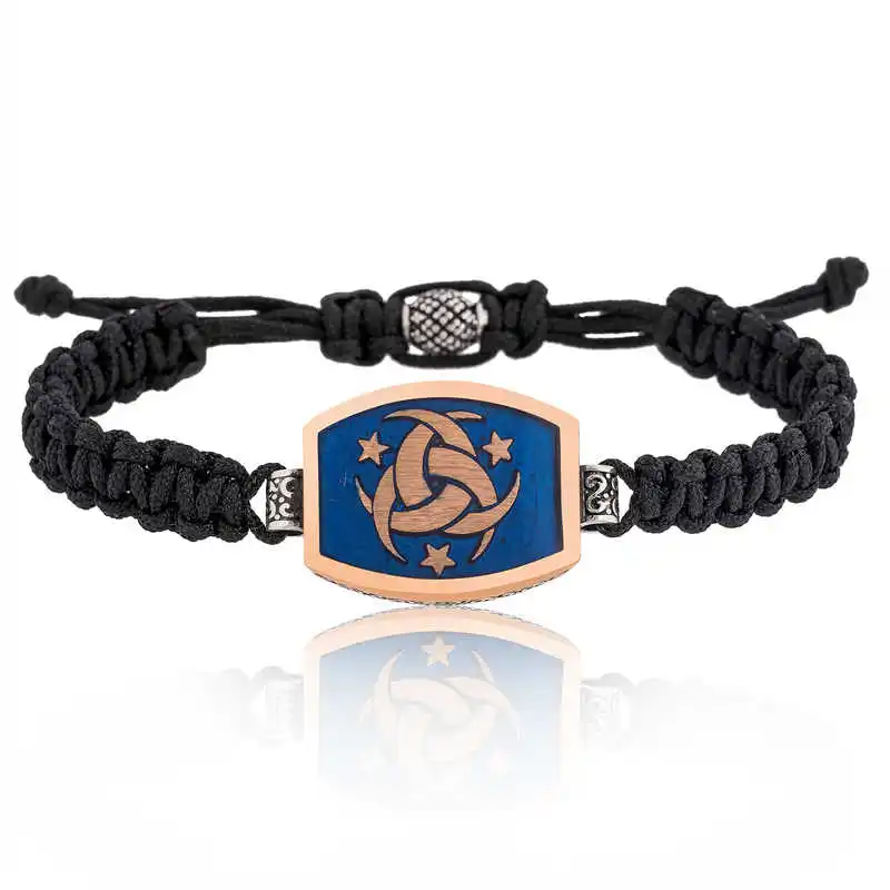 

Armagano 100% 925 Sterling Silver Templar-i Mahsusa Macrame Men 'S Bracelet High Quality and Original Men 'S Wrist Straps