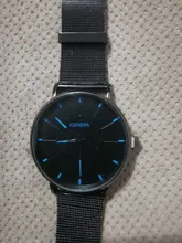 Reloj de cuarzo de malla de acero inoxidable para hombre, elegante, ultrafino, de negocios, gran oferta, 2021
