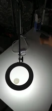 Plegable 5/8X iluminado lupa USB 3 colores LED lupa soldadura para la soldadura de hierro de reparación/lámpara de mesa/cuidado de la piel belleza herramienta