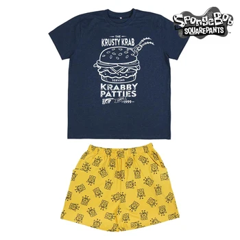 

Summer Pyjama Spongebob Blue Yellow