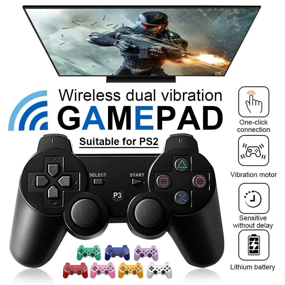 

For SONY PS3 Controller Bluetooth Wireless Gamepad for Play Station 3 Joystick Console for Dualshock 3 Controle For PC