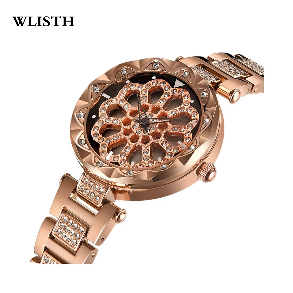 

WLISTH New Hotselling Women's Watches Running Ins Wind Quartz Watch Net Celebrity Steel Strap Watch Reloj Mujer Relogio Feminino