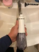 Waterpulse-irrigador Dental V500 portátil, dispositivo de limpieza Dental inalámbrico, con chorro de irrigación, 4 modos, 200ml, resistente al agua