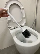 Toilet-Brush Plastic Bathroom Silicone Holder-Set Wall-Mounted with Or Floor-Standing