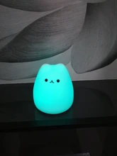 Night-Lamp Animal-Light Touch-Sensor Desktop-Decor Gift LED Bedroom Holiday Colorful