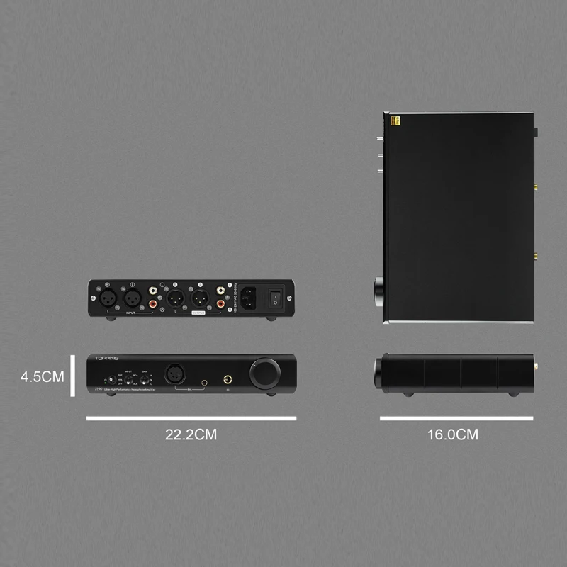 TOPPING A90 XLR Pre-Amplifier Full Balanced