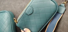 Womens Handbags Chains Flap Crossbody-Bags Letter Messenger Ladies Totes Plaid Wild