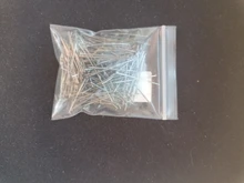 100-200 unids/bolsa 20 25 30 40 50 60 70 mm alfileres de cabeza de oro de cobre/rodio Headpins para resultados de la joyería de DIY suministros