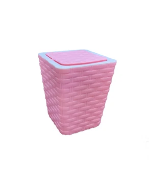

Plastic Straw Square Push Lid Dustbin 2.5 liter