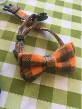 Small Dog Necklace Collar Puppy Party-Bandana Bulldog Chihuahua Bowknot Plaid Cotton