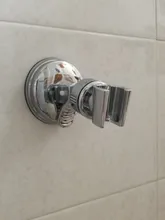 Soporte Universal ajustable para ducha de mano, soporte de ventosa, soporte de cabezal de baño, completamente chapado, estable