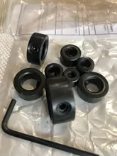 Localizador de taladro de carpintería, broca de taladro, collares de parada de profundidad, posicionador de anillo, broca de taladro de madera, 3-16mm, 8 uds.
