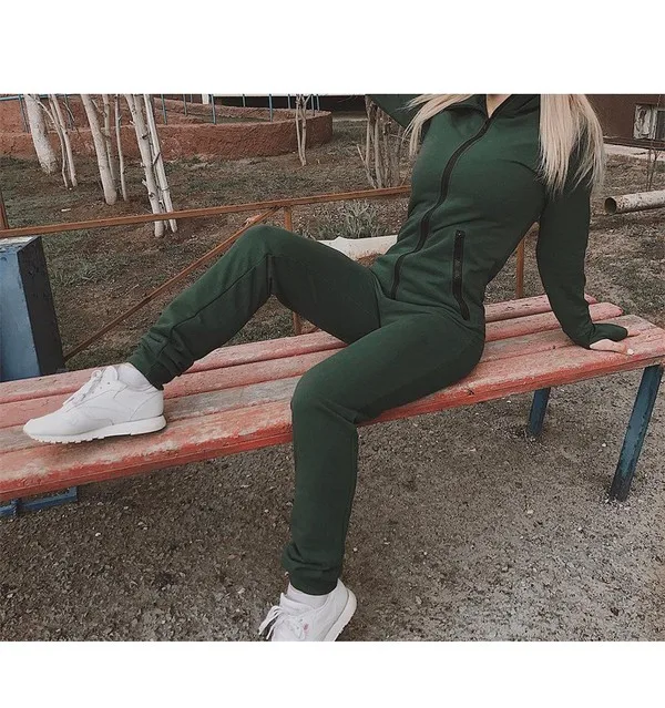Форрест зеленый облегающий с длинным рукавом Толстовка Onesie боди | Женская одежда