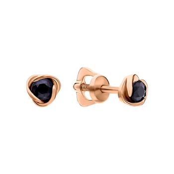 

Gold earrings with sapphires sunlight sample 585