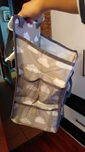 Organizador de almacenamiento de cama para bebé recién nacido, bolsa de almacenamiento colgante, organizador de Caddy para ropa de cama esencial para bebé, bolsa de almacenamiento de pañales