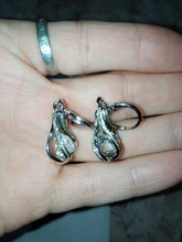 925 de plata esterlina clásico gota joyería de circonia cúbica establece para las mujeres Mis COLLAR COLGANTE collana pendientes Mujer Anel