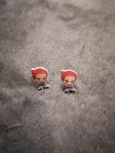 2020 Anime nuevo a tiempo completo-Huntter personajes Kawaii dibujos animados artesanía de resina epoxi joyería pendientes de regalos