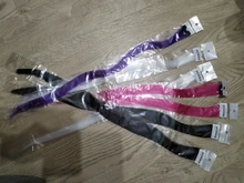 Lupu-extensiones de cabello sintético para niña, horquilla larga y lisa con un Chip en color arcoíris resaltado, para cabello falso