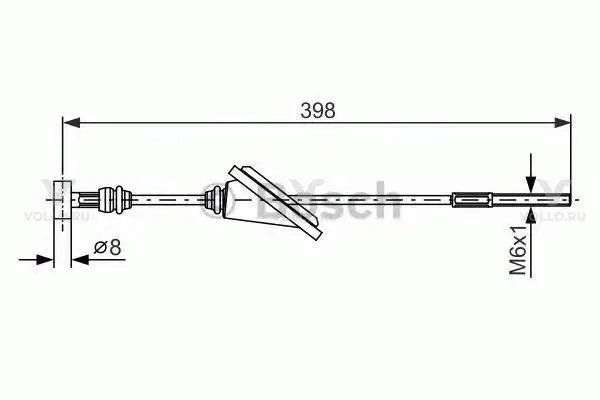 1987477985 bosch тормозной трос