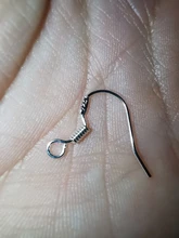 100 unids/lote pendientes Carven 925 de color plata de cobre oído cables pendientes gancho para DIY pendientes de joyería suministros Accesorios