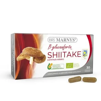 

Shiitake biological MARNYS B-glucanforte | Welfare and immune system | Eco-friendly | Suitable for vegans | 30 CÁPS for 1 mes