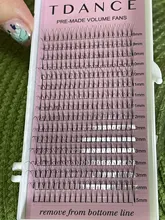 Eyelash-Extensions Volume-Fans Faux-Mink-Lash Premade Russian-Volume TDANCE 16-Lines