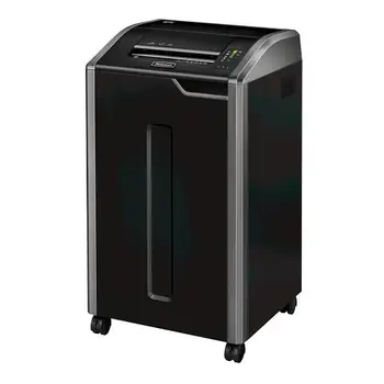 

Paper Shredder striped Powershred 425i with basket 114L cutting capacity 40 sheets color NeroFELLOWES1447.04