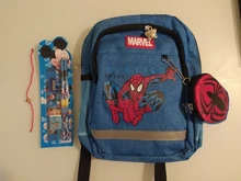 Mochilas escolares para niños de 3 a 6 años, morrales impermeables de Spider Book, bolso de hombro para niños, mochila