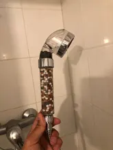 Shower-Head Mineral-Beads Vitamin-C Bathroom Saving-Water Ionic Handheld High-Pressure