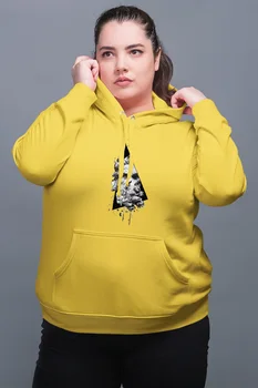 

Angemiel Wear Sculptor Yellow Women 'S Hooded Sweatshirt
