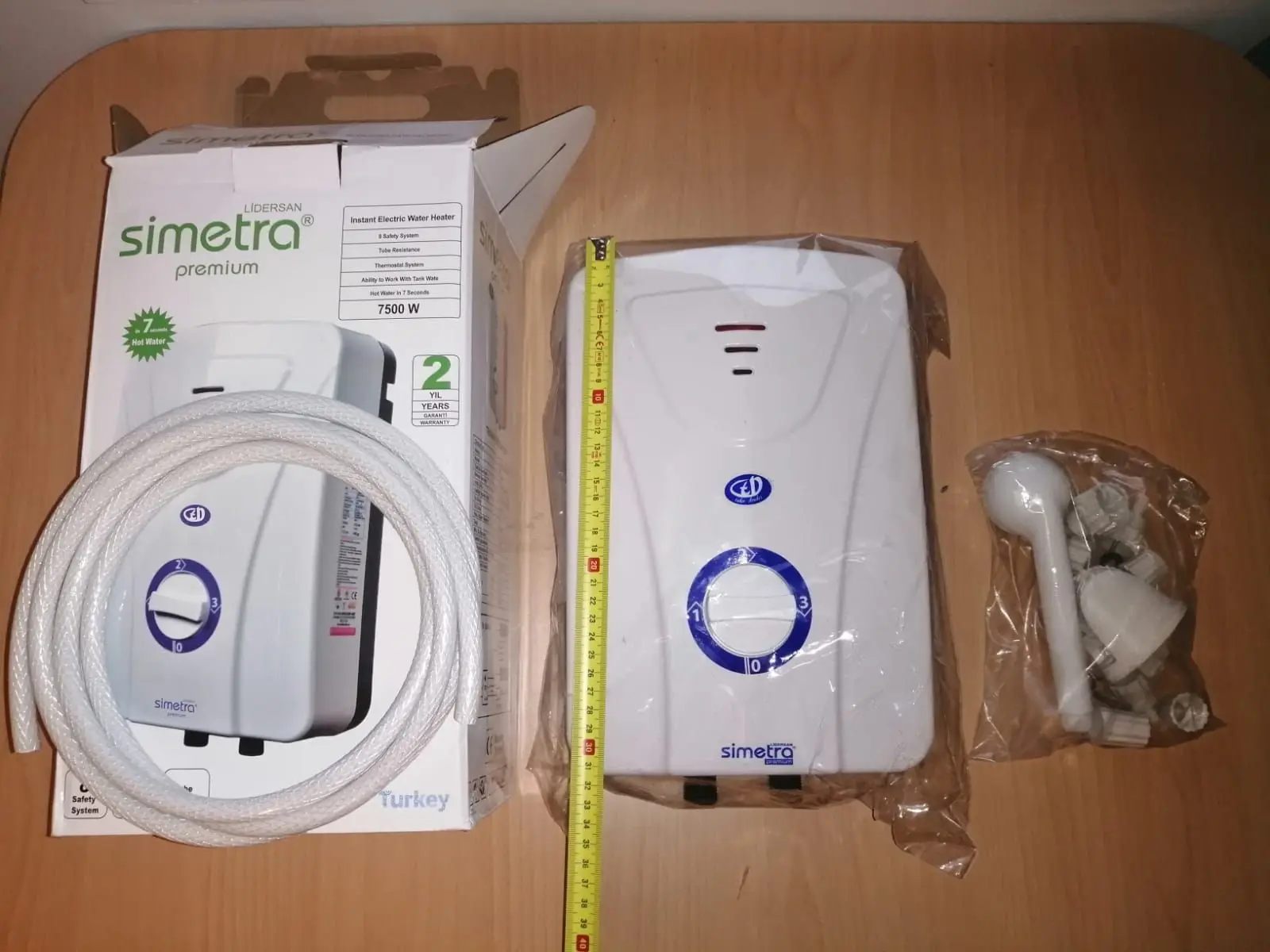 Instant Electric Water Heater 220V Kitchen Bathroom Practic To Use 8 Safety  Switches Thermostat 7 kW Plastic White Easy Montage - AliExpress