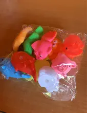 Bathing-Toy Float Swimming-Water-Toys Squeeze Animals Soft-Rubber Colorful Baby Sound-Squeaky