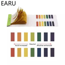80 tiras/paquete PH tiras de prueba PH medidor de PH controlador 1-14st indicador tornasol de agua de papel Soilsting Kit de fábrica