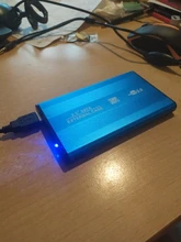 2,5 pulgadas USB 2,0 disco duro externo HDD de 480mbps apoyo 2TB de aluminio HDD Drive para 2,5 SATA duro carcasa de disco