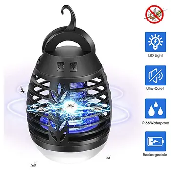 

Anti Mosquito Killer Lamp IP66 Lampara Antimosquitos Camping Light Mata Mosquito Electrico Muggen Killer Lantern Camping Lamp