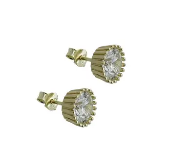 

Sugar cone Pattern Engagement Earrings 01-210-EDT052