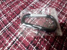 Mosquetón de aleación de aluminio para escalada al aire libre, hebilla en forma de D, llavero de supervivencia, gancho de escalada, hebilla de mochila, 1 ud.