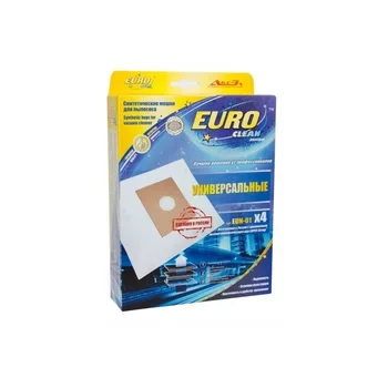 

Euro clean eun-01/4 synthetic cleaner bags 4 PCs (universal for all types of vacuum cleaner)