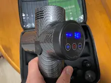 Pistola de masaje Fascia, masajeador de terapia muscular deportiva, relajación dolor alivio corporal, adelgazante, moldeador, con pantalla LCD