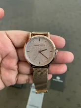 Reloj de pulsera de cuarzo japonés para mujer, de marca superior de lujo, de acero inoxidable, oro rosa, resistente al agua, con esfera del desierto de Sahara, nuevo diseño, 2021