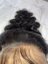 Peluca de cabello humano HD transparente con encaje Frontal prearrancado, cuerpo brasileño, Onda de encaje Frontal, pelo de bebé, cabello de princesa Remy