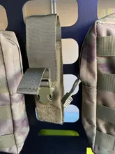 Molle System-bolsa Molle para linterna 1000D, accesorios militares, bolsa de herramientas de caza Airsoft, Clip Molle, soportes de linterna 2021