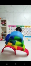 Bloques de arcoíris de madera Montessori para niños, 6/12 piezas, juguetes para bebés, juguetes de madera para niños, grandes y creativos, bloques de construcción de arcoíris, juguete educativo