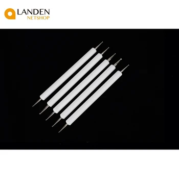 

Set of 5 PCs nail art brushes with flower tip pen, nail art tool DIY