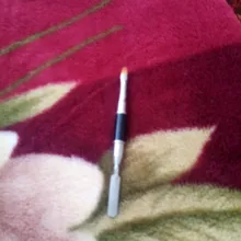 Pincel de uñas 2 en 1 de doble punta, herramienta de uñas de doble uso, cepillo de Gel de poligel y recolector, barra de Color de acero inoxidable, cepillo de flores