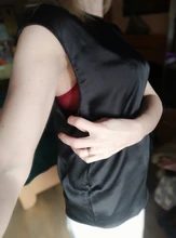 Blusa elegante de seda satinada para oficina, camisa básica de talla grande para mujer, color caqui, 2021