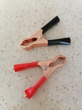 Connector-Plug Battery Caravan Alligator-Clips Test-Lead-Clips Power Crocodile Black