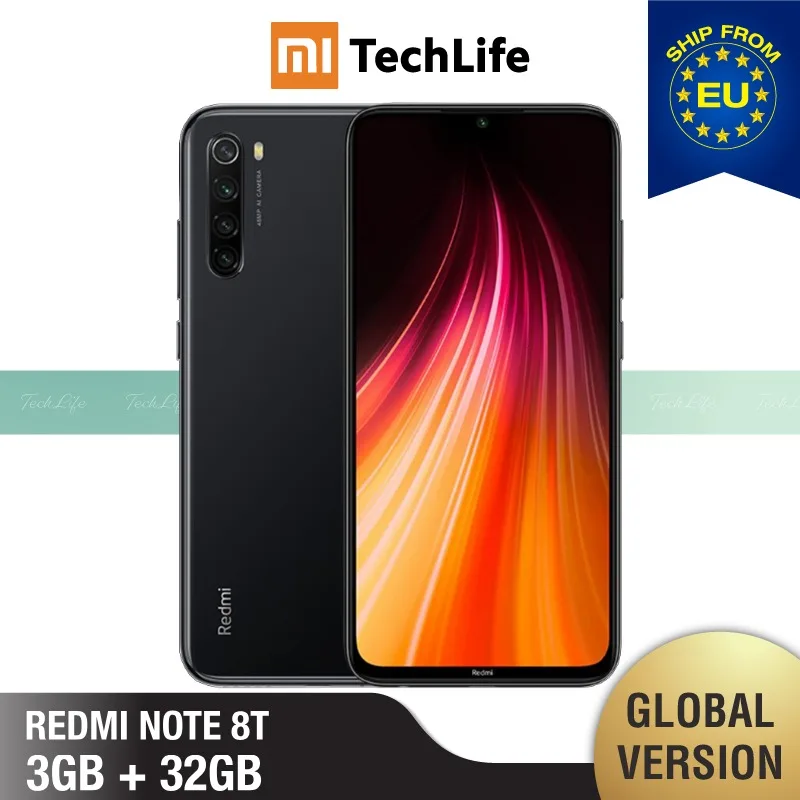 Глобальная версия Xiaomi Redmi Note 8T 32 ГБ ROM 3 Гб RAM (абсолютно новая/запечатанная) note 8 t