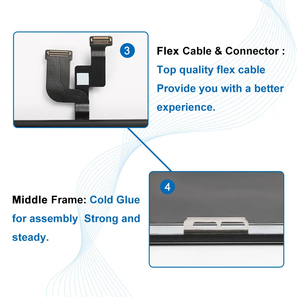 Grade AAA++ OLED For iPhone XS OLED Touch Screen